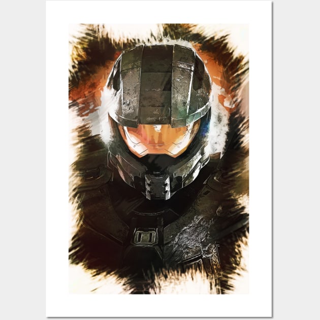 Master Chief - MCPON John-117 - HALO Wall Art by Naumovski